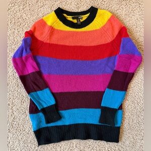 Aqua Cashmere Colorful Sweater